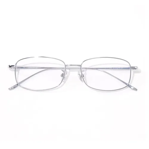 RUOYUN Чистый титан Прямоугольные Оправы для очков Женские Серебряные Узкие Рамки для Тонкого Лица