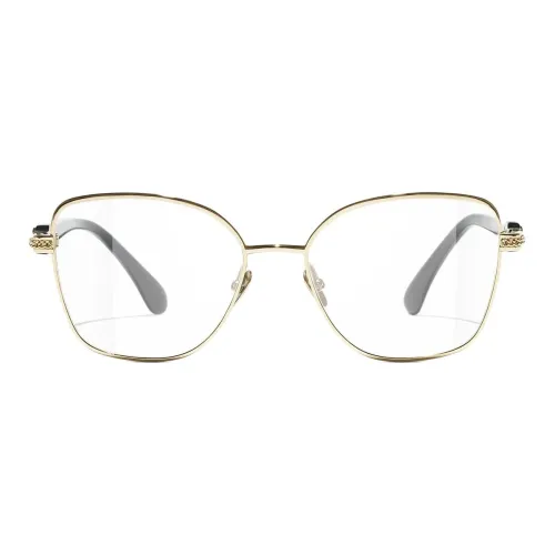 CHANEL Металл Бабочка Оправы для очков Унисекс Золото