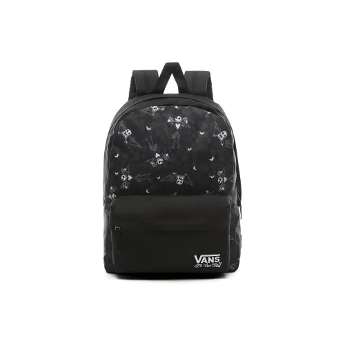 VANS × DISNEY Коллаборация Полиэстер Рюкзак Стандартный Унисекс Черный