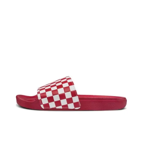 VANS Слипоны Белый и красный Женские