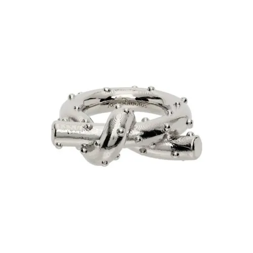 ACNE STUDIOS Латунные кольца, серебряные, унисекс