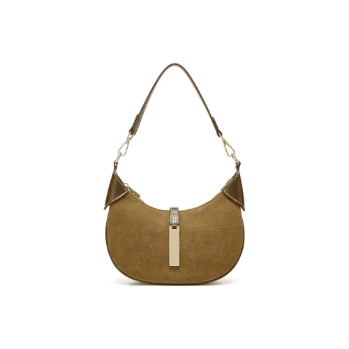 JOSINY ПУ (полиуретан) Сумка через плечо Стандартная Женская Коричневый Кофейный