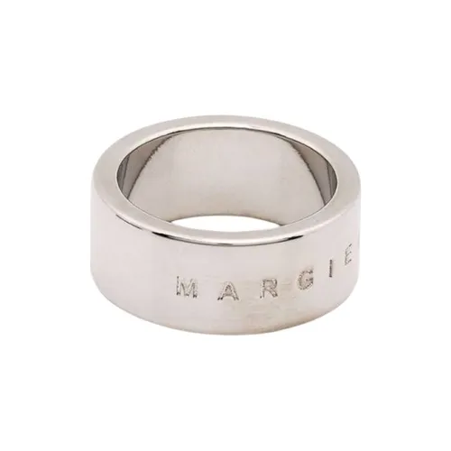 MM6 Maison Margiela Латунные Кольца Серебряные Женские