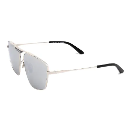 Balenciaga Металл Нерегулярная форма Солнцезащитные очки Мужской Серебряный