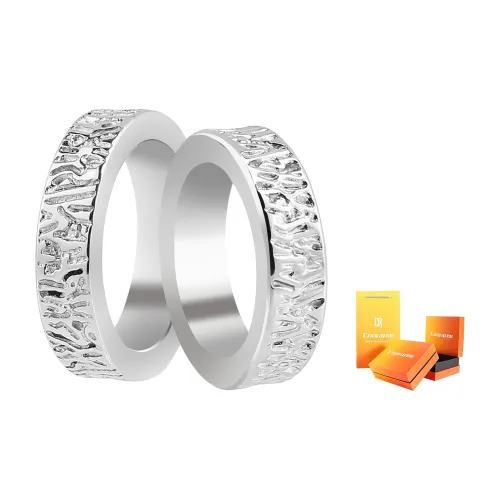 Cooraree Кольца из титанового стального сплава Унисекс
