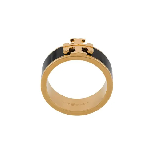 Tory Burch Латунные Кольца Черный/Золотой Унисекс