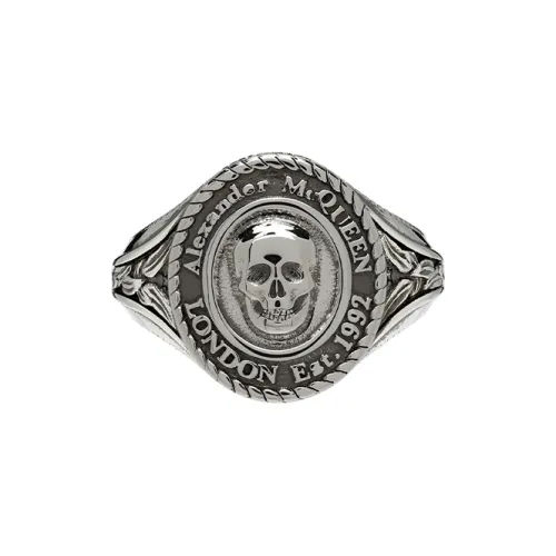 Alexander McQueen Латунь Кольца Серебро Мужской