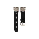 Ремешок Explorer из силикона - титан, черный
