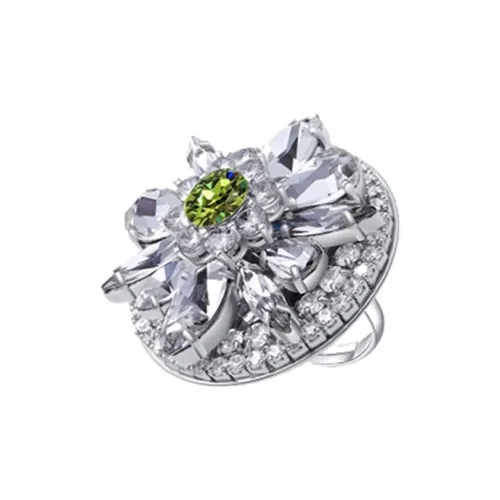 MIDNIGHT OPERA HOUSE Swarovski Элемент Кольца Белый, золотой Женские