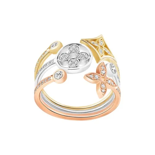 LOUIS VUITTON 18К Белое золото Кольца Унисекс