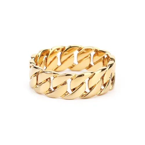 MUSTKOO Медные кольца золотые унисекс