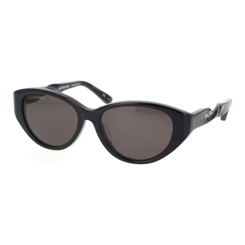 Balenciaga Ацетат OVAL SUNGLASSES Мужской Черный