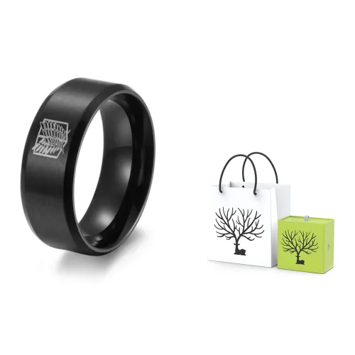 LIBALU Кольца из титанового стального сплава Мужские
