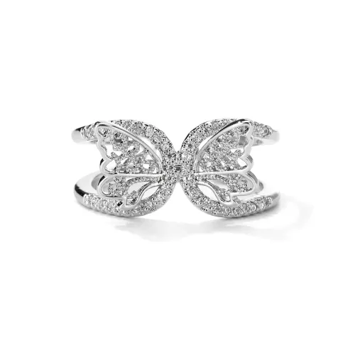 XXOFF Сплав Кольца Серебристый Белый Женские