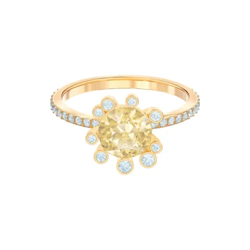 Swarovski Оливковые Кольца из Искусственного Хрусталя Женские