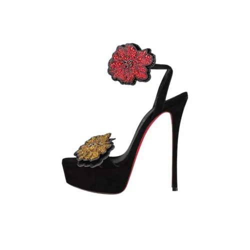 CL one Ремень Сандалии 15 см Женские Черный