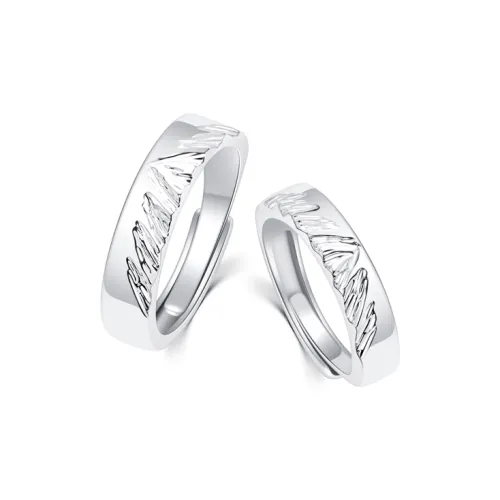 ZKY Кольца Серебристый + коробка Унисекс