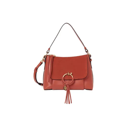 See By Chloe JOAN Series Крупнозернистая текстура коровьей кожи с искусственной замшей из коровьей кожи