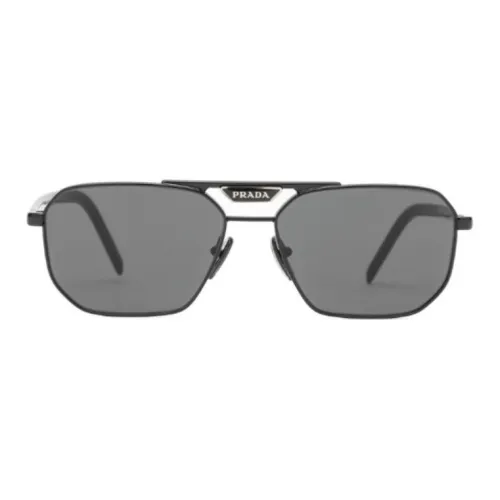 PRADA Aviator Солнцезащитные очки Мужские Черные