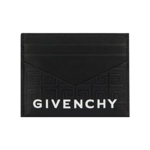 GIVENCHY 4G Кожа Держатель для карт Держатель для карт Унисекс Черный