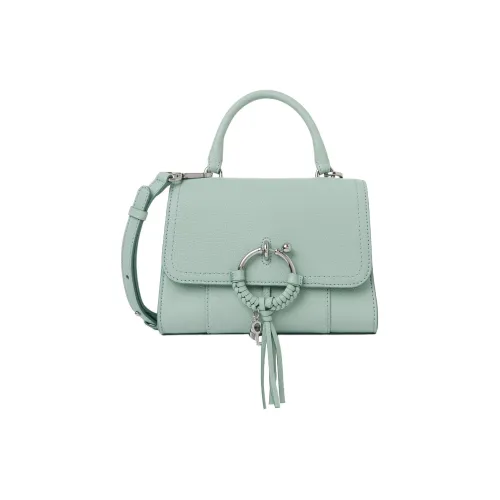 See By Chloe JOAN Series Рельефная кожа Козья Сумка через плечо Сумка Женская Ярко-синяя