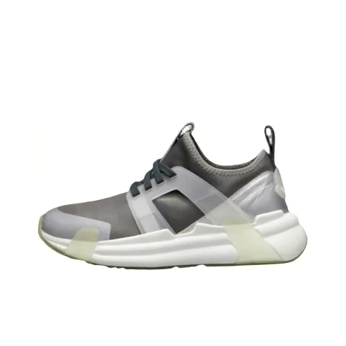 Moncler Lunarove Low Топ Повседневная обувь Женская Серый