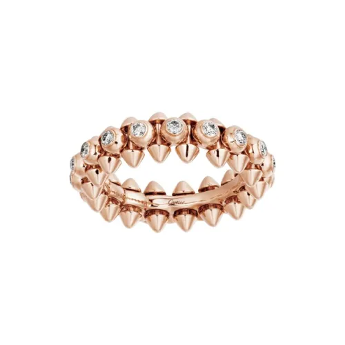Cartier Кольцо Clash De Cartier, Бриллианты Розовое Золото, Бриллианты