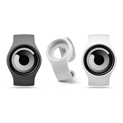 ZIIIRO Zero Gravity Collection Кварцевый механизм Унисекс Часы Черный циферблат Корпус из нержавеющей стали Ремешок из нержавеющей стали