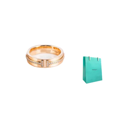 TIFFANY & CO. T Series Кольца Розово-золотой Сумка для покупок Унисекс