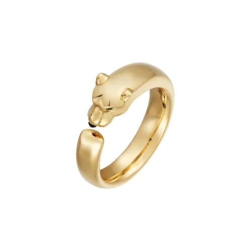 Cartier Кольцо Panthère De Cartier Желтое Золото, Гранаты-цавориты, Оникс