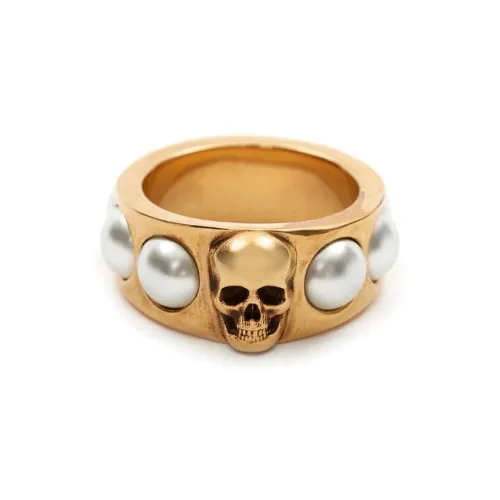 Alexander McQueen Латунные Кольца Золотые Женские