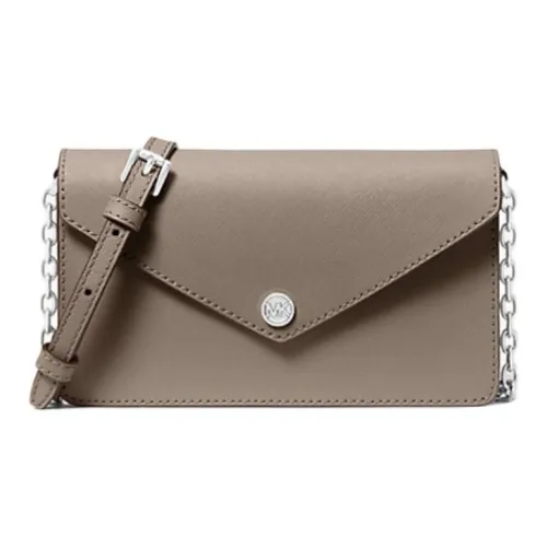 MICHAEL KORS Saffiano Кожа Конверт Сумка Сумка через плечо Маленькая Женская Сумка Серого цвета