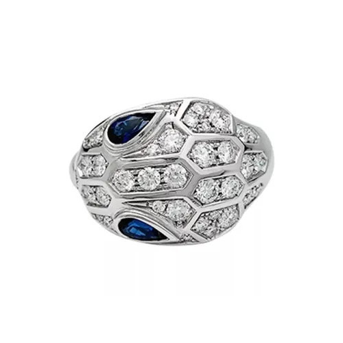 BVLGARI 18К Белое золото Кольца Унисекс