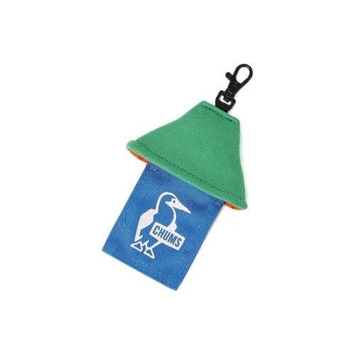 CHUMS Хлопок с Полиэстером Монетница Key Pouch Унисекс Зеленый и Синий