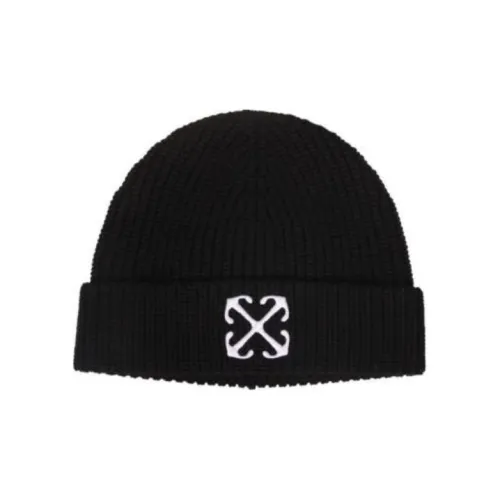 OFF Белый Шапки-бини Мужской Черный