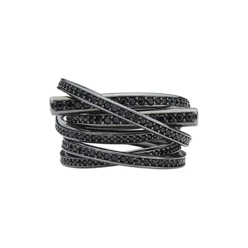 Ferragamo Латунные Кольца Черные Женские