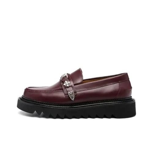 TOGA VIRILIS Лоферы Burgundy Мужской