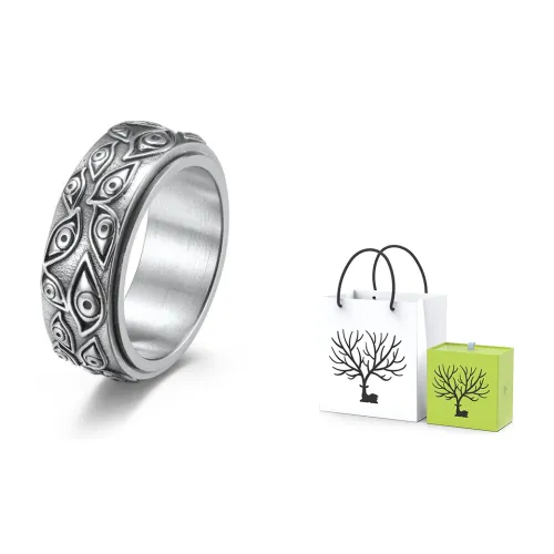 LIBALU Кольца из титанового стального сплава Мужские