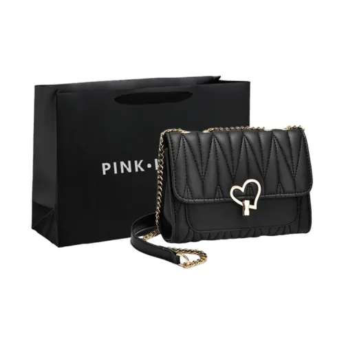 PINK·LAND ПУ (полиуретан) Сумка через плечо Сумка на плечо Стандартная Женская Черный Экрю Зеленый Красный