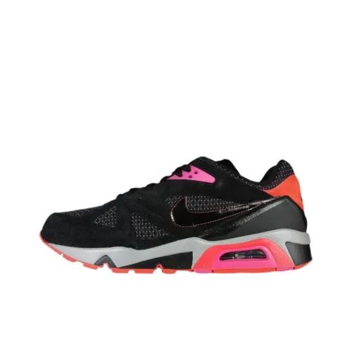 Nike Air Структура Triax 91 Противоскользящий Низкий Топ Повседневная Обувь Мужская Черная и Оранжевая