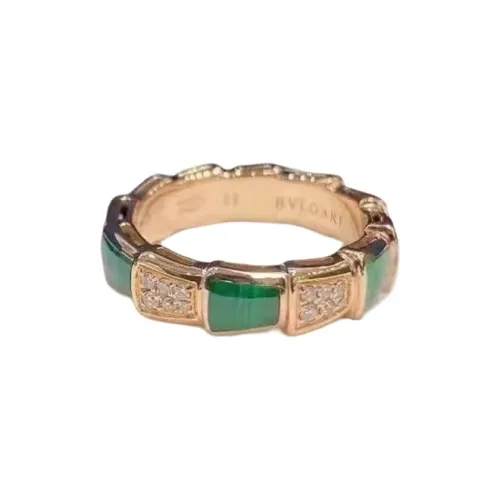 BVLGARI Serpenti Series 18К Розовое золото Кольца Унисекс