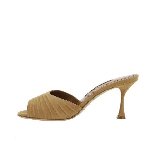 MANOLO BLAHNIK Слипоны Женские Коричневый