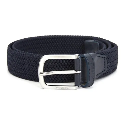 J.Lindeberg Логотип Дизайн Шпилька Ремень Мужской Синий Ширина 3,5CM