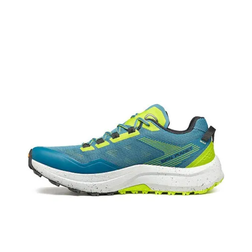 SCARPA SPIN PLANET Амортизаторы Shock Absorbers Противоскользящие Устойчивые к истиранию Низкий Топ Уличная обувь Мужская Синий Зеленый