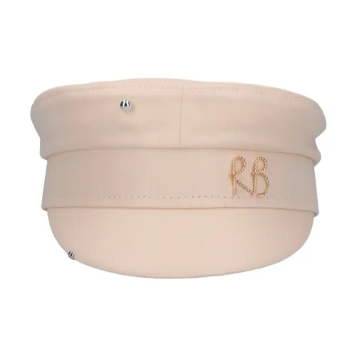 RUSLAN BAGINSKIY Вискоза Linen Berets Женские Beige