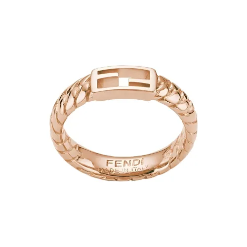 FENDI Латунные Кольца Розово-золотые Женские
