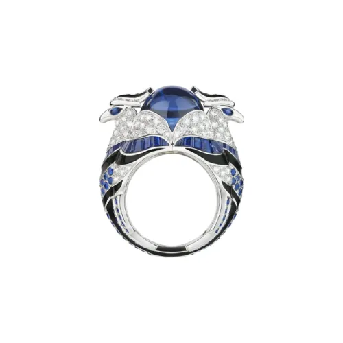 Boucheron Кольца с танзанитом, синий, унисекс