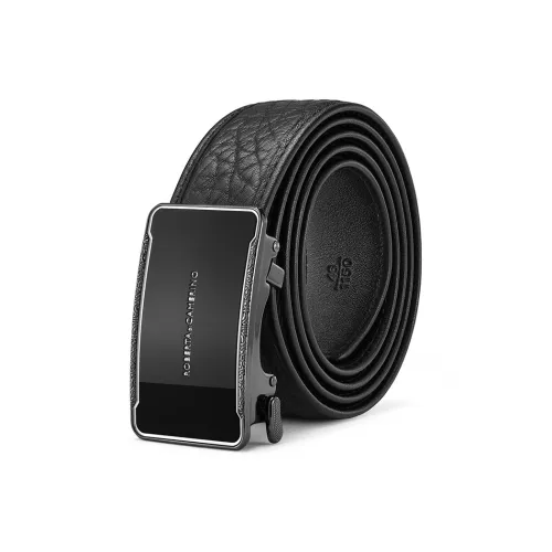 Roberta Di Camerino Ткань из коровьей кожи без рисунка плетение кожа ремни мужской черный 3,45 см