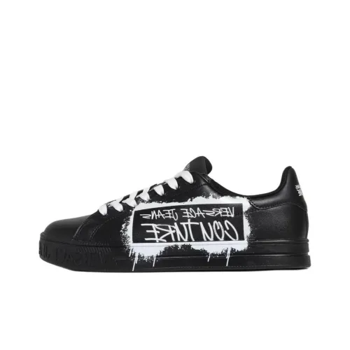 VERSACE JEANS COUTURE Скейтборд Кроссовки Низкие Черные Мужские