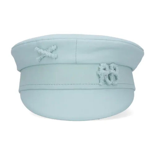 RUSLAN BAGINSKIY Linen Berets Women's Green RUSLAN BAGINSKIY Лен Береты Женские Зеленый